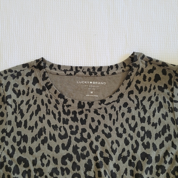 Lucky🍀 Brand Leopard🐆 Print Top - Picture 3 of 13
